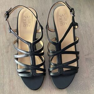 Naturalizer Elegant Black Sandals